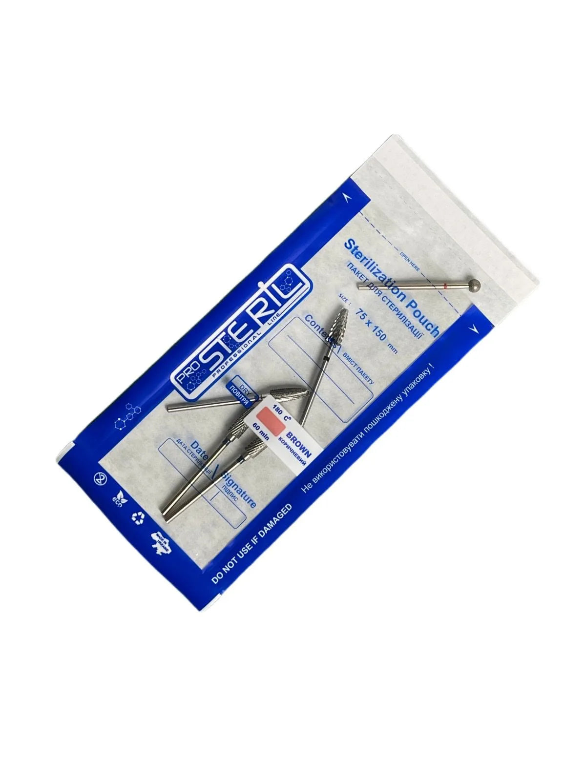 ProSteril sterilizaciniai vokai 75x150 mm skaidrūs, BE VIDINIŲ INDIKATORIŲ