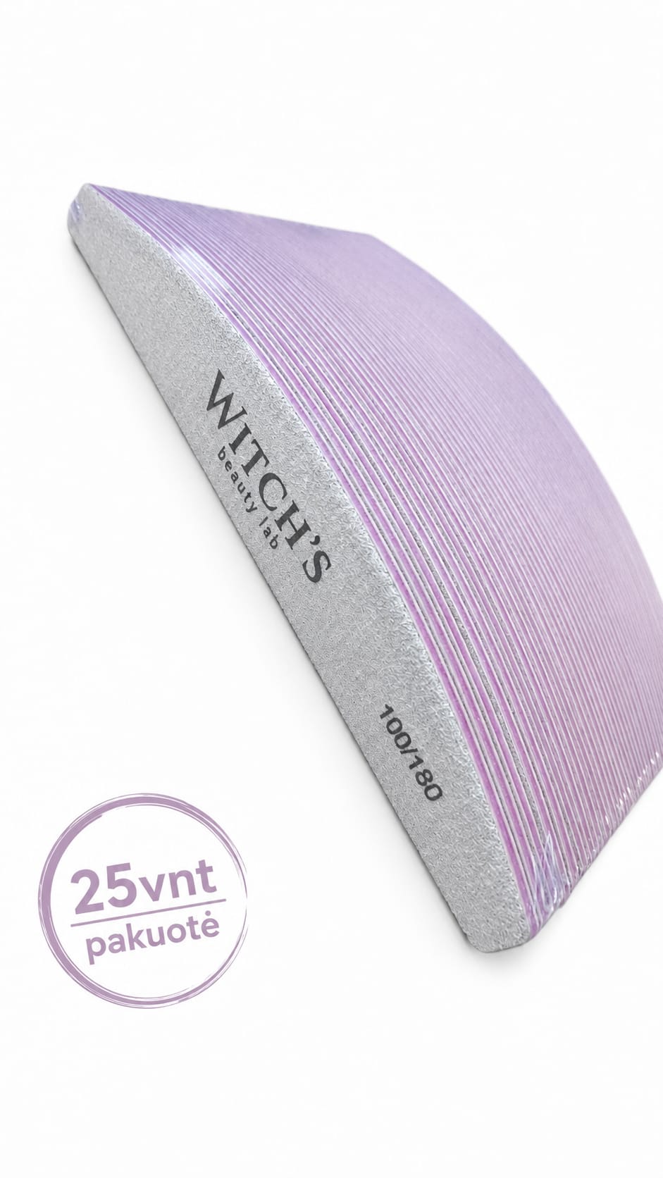 Nagų dildės 100/180 grit – Witch’s Beauty Lab - 25vnt.