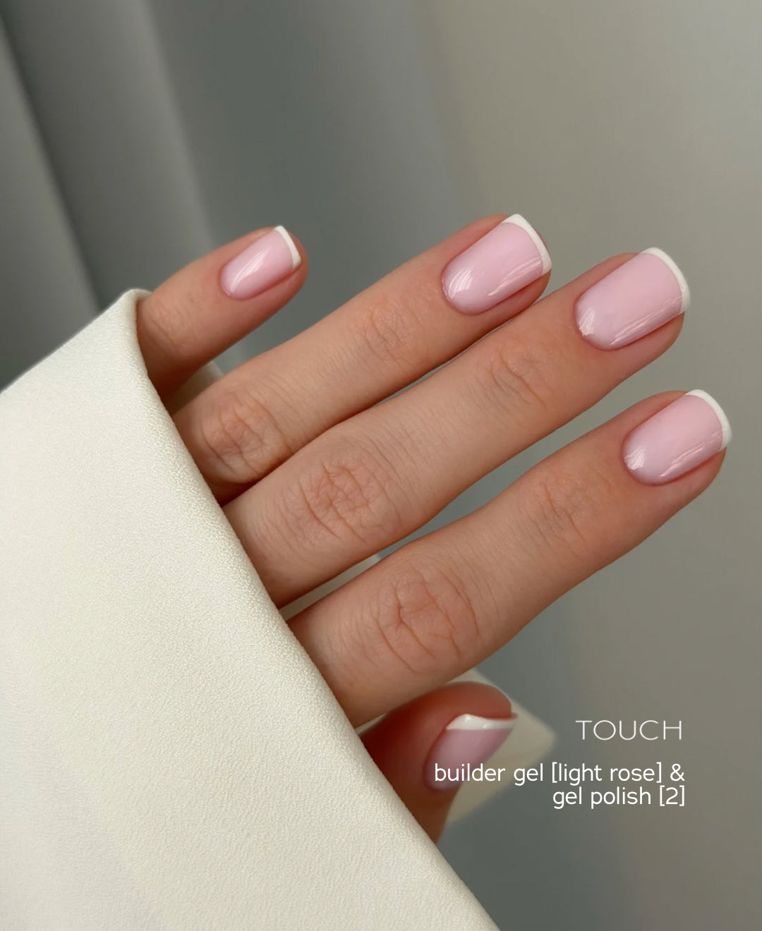 TOUCH Builder gel  Light rose, 30ml